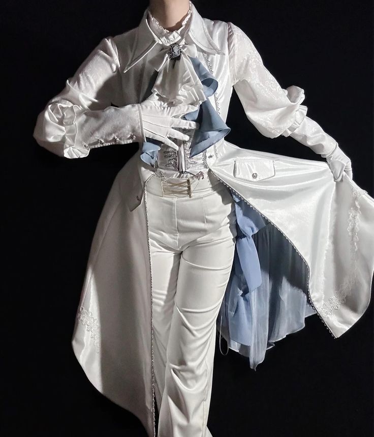 Custom Gothic OC Doll – Noble Pale Eyed Boy with Scarfed Eye and Elegant Outfit