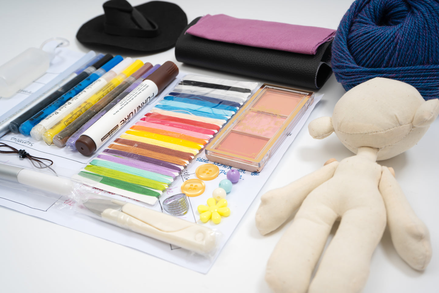 Isha Doll DIY Kit (With the Outfit and Accessories)