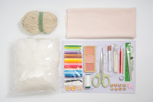 Soft Blush Elf Doll Kit (12'' Button-Eyed Doll)