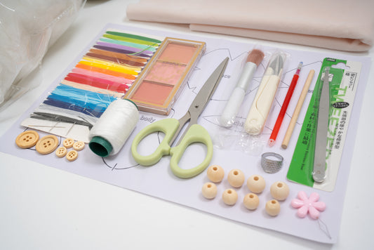 Soft Blush Elf Doll Kit (12'' Button-Eyed Doll)