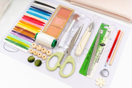 Minty Green Princess Doll Body Kit (30cm Button-Eyed Doll)