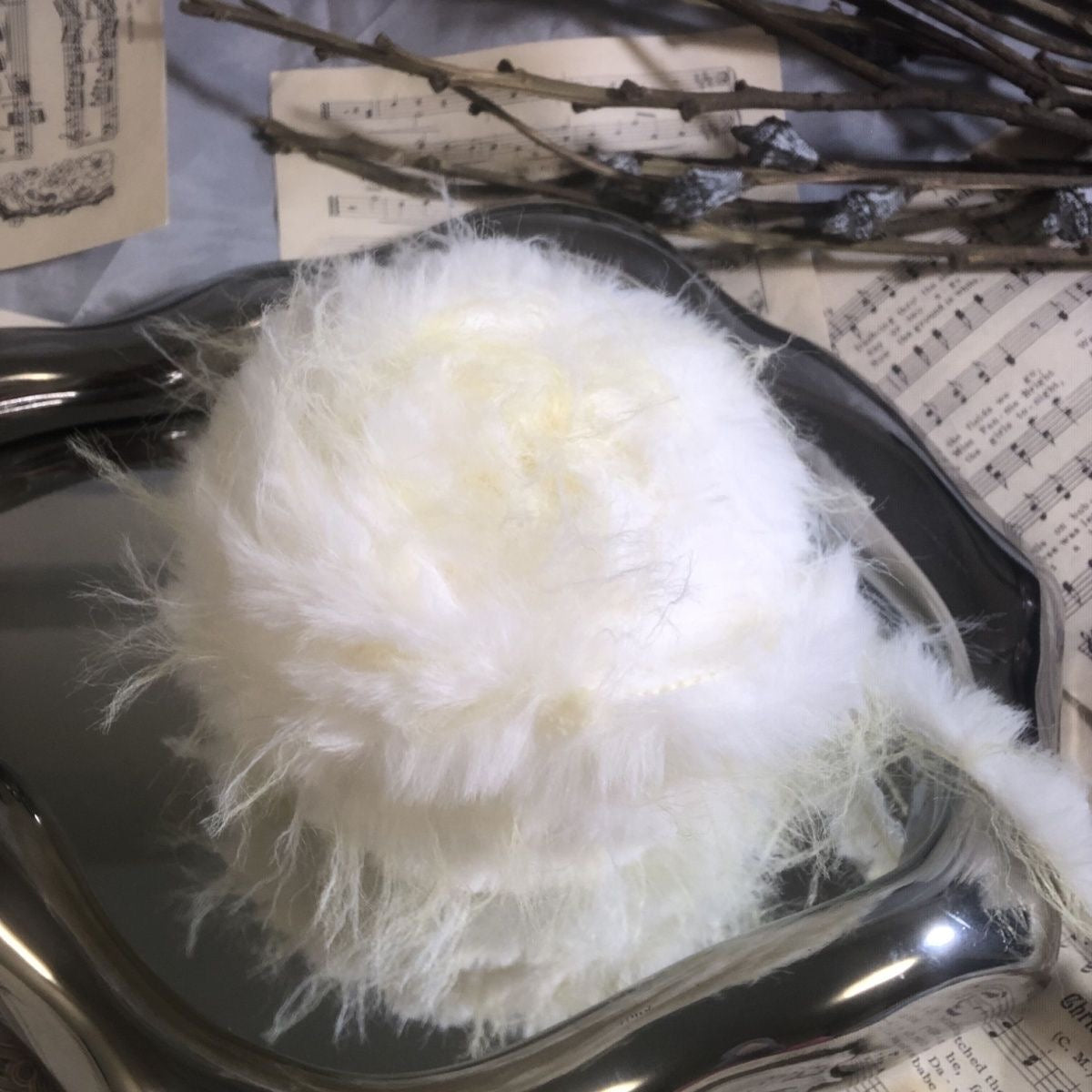 Cloudspun Dreams DIY Hand-Blended Long-Pile Yarn; Mohair; For Knitting & Weaving