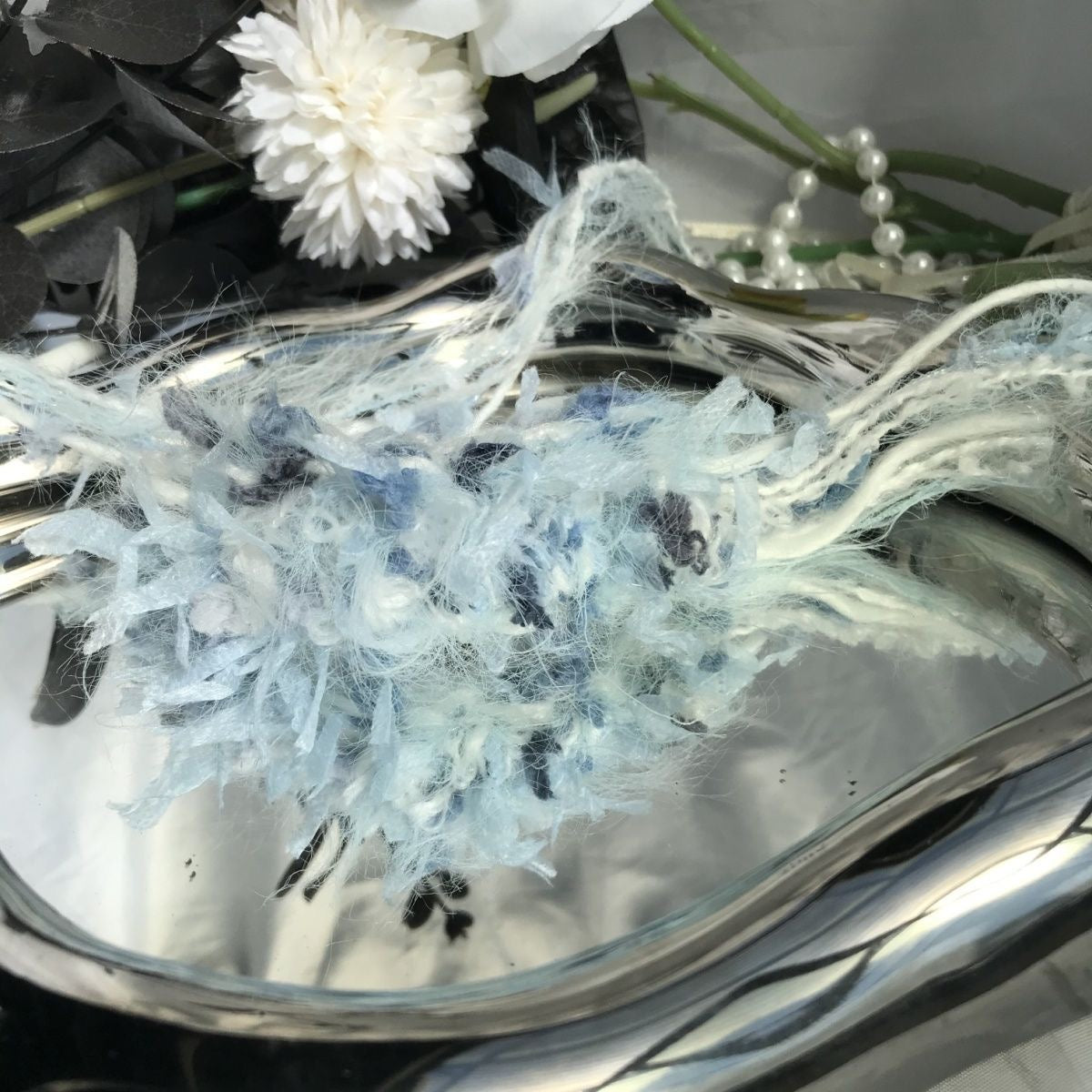 Hokkaido DIY Hand-Blended Long-Pile Yarn; Mohair; For Knitting & Weaving