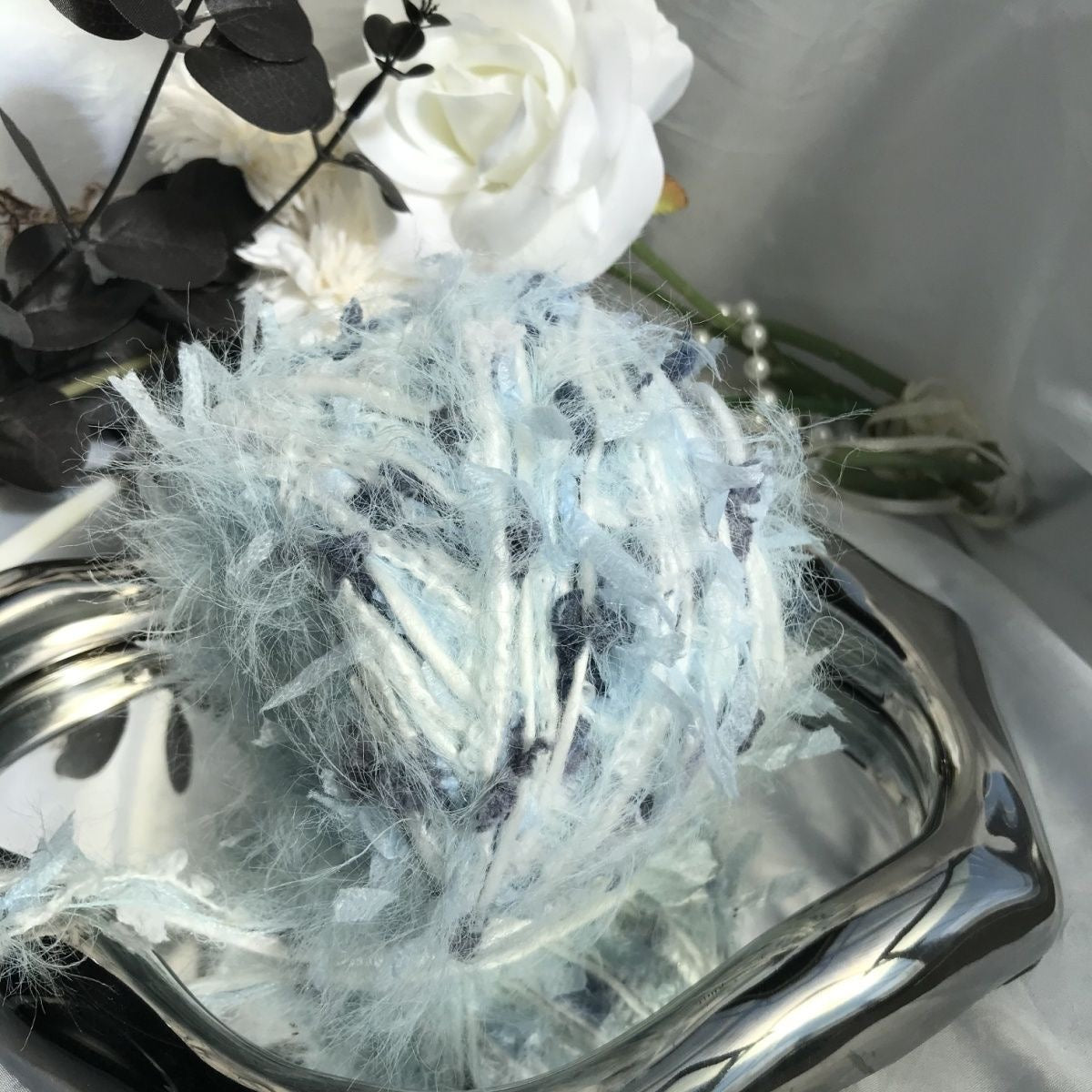 Hokkaido DIY Hand-Blended Long-Pile Yarn; Mohair; For Knitting & Weaving
