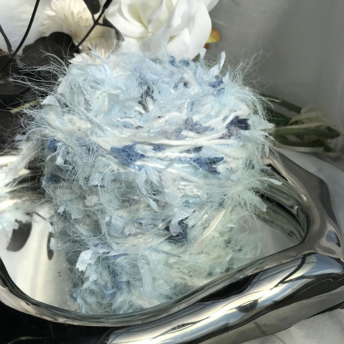 Hokkaido DIY Hand-Blended Long-Pile Yarn; Mohair; For Knitting & Weaving
