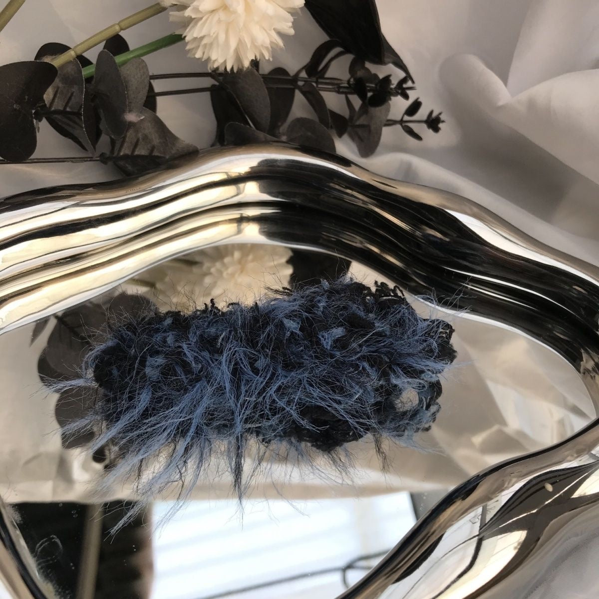 Misty Summits DIY Hand-Blended Long-Pile Yarn; Mohair; For Knitting & Weaving