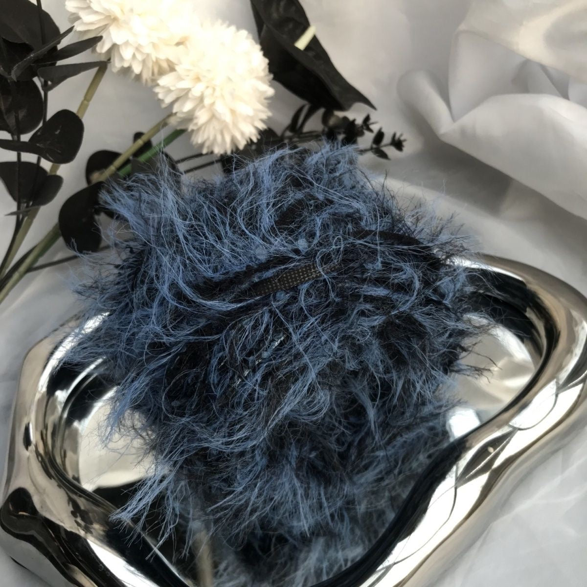 Misty Summits DIY Hand-Blended Long-Pile Yarn; Mohair; For Knitting & Weaving
