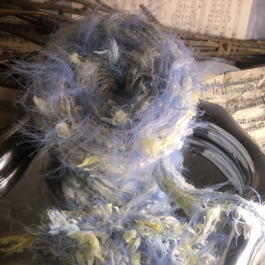 Summer Night Hand-Blended Long-Pile Yarn