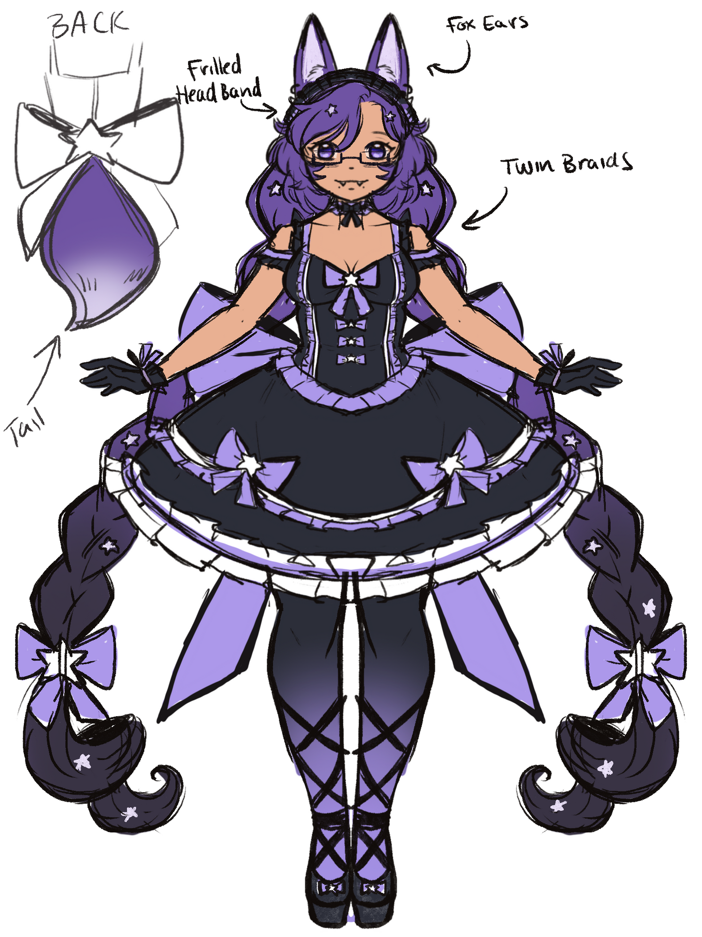 Custom Doll in Twilight Lolita