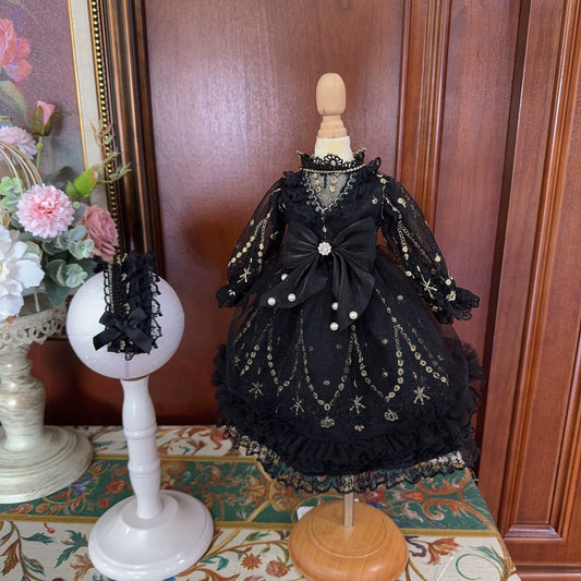 Black Lolita Six Point Dress