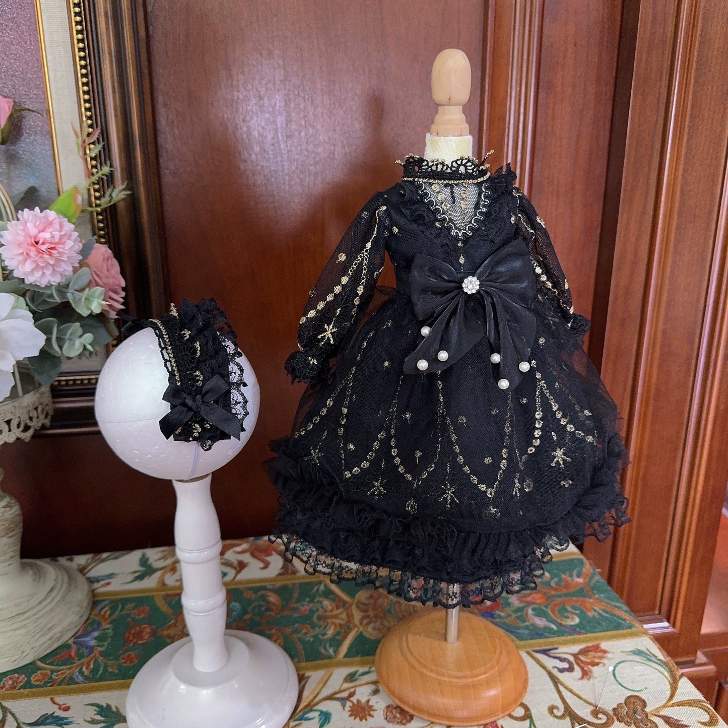 Black Lolita Six Point Dress
