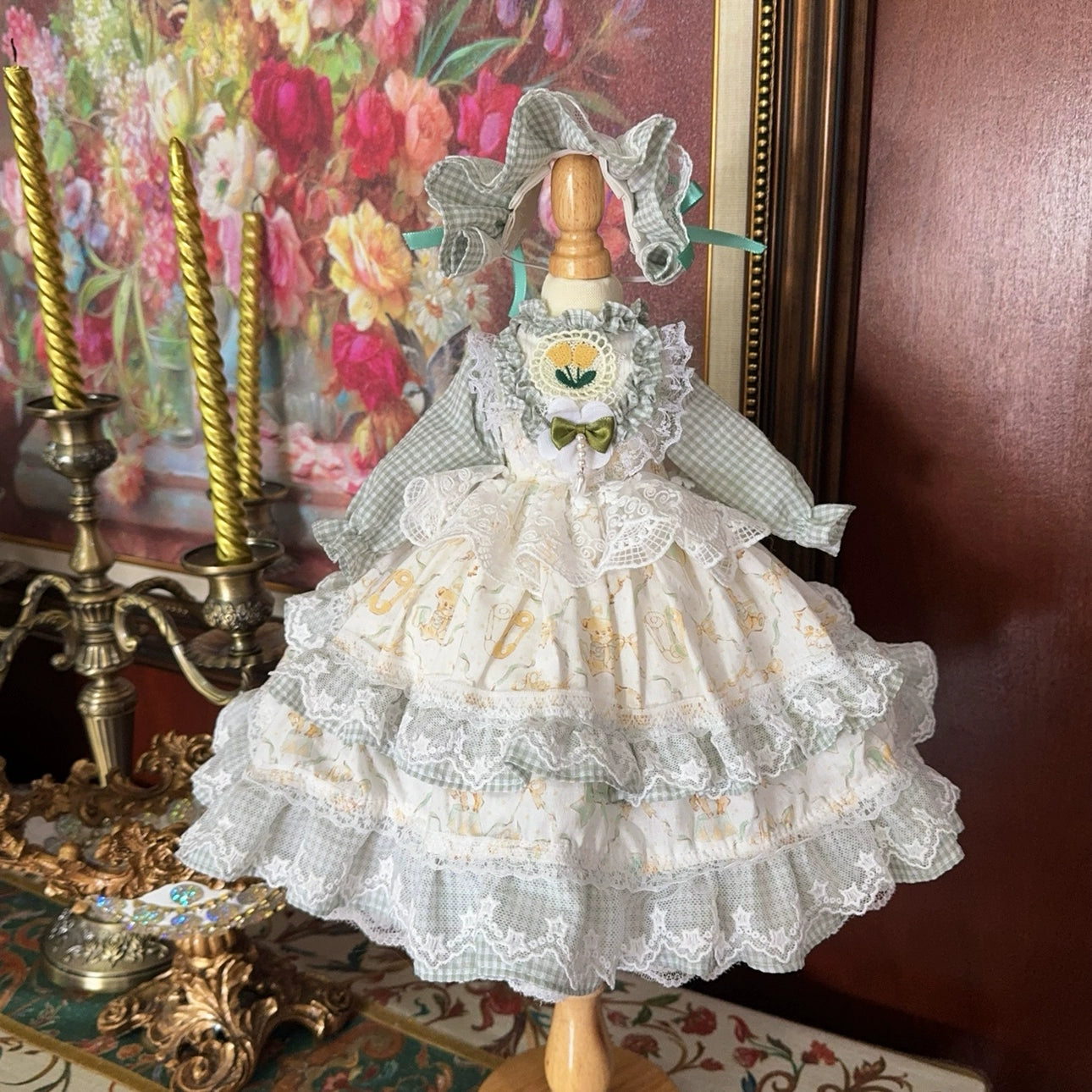 Lolita Heavy Green Dress Six Points