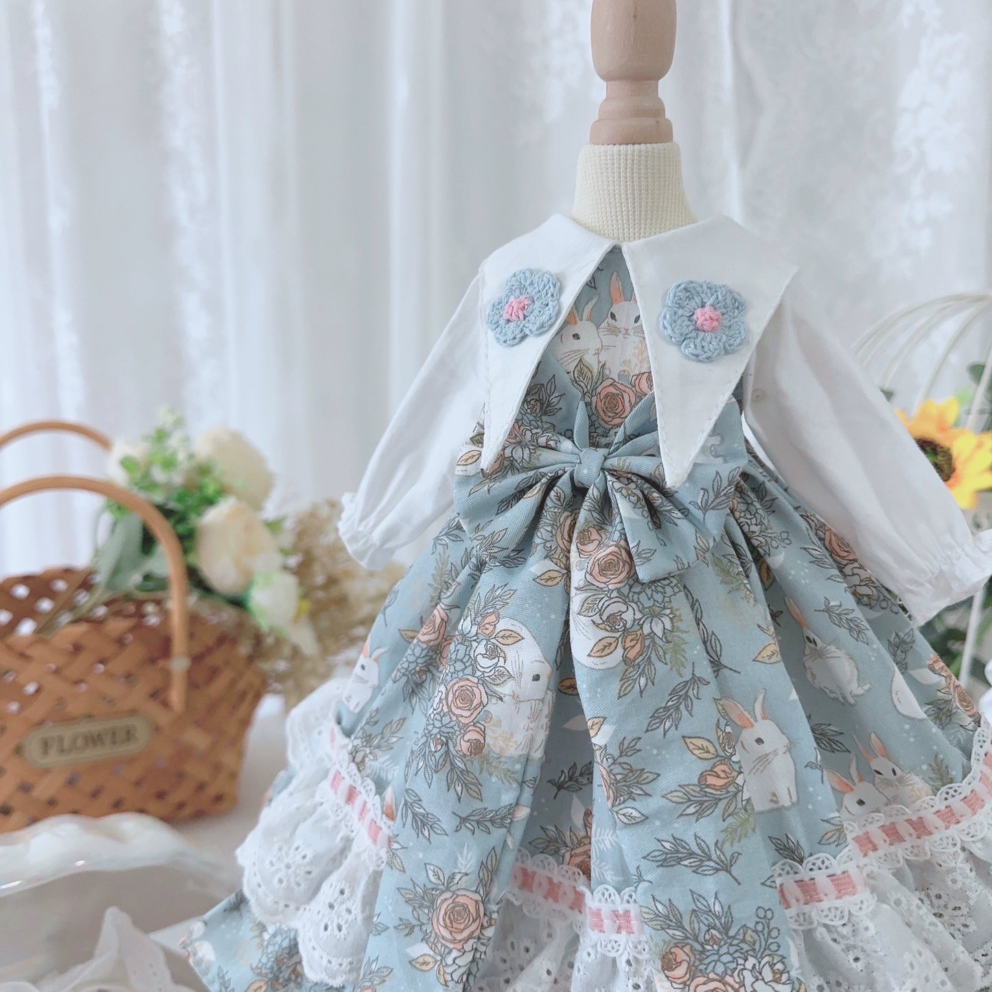 Six-point Cute Rabbit Dress