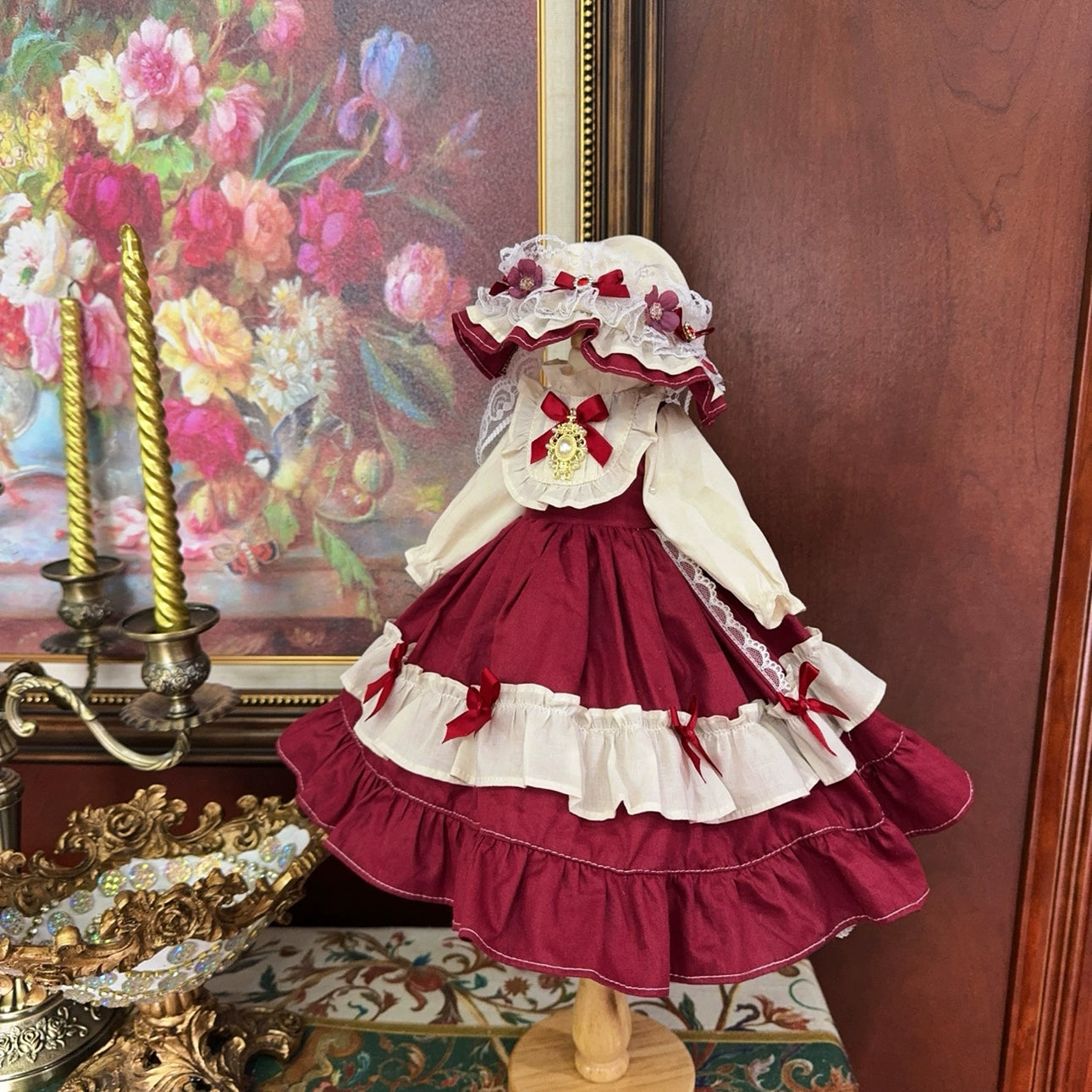 Six-point Lolita Red Dress