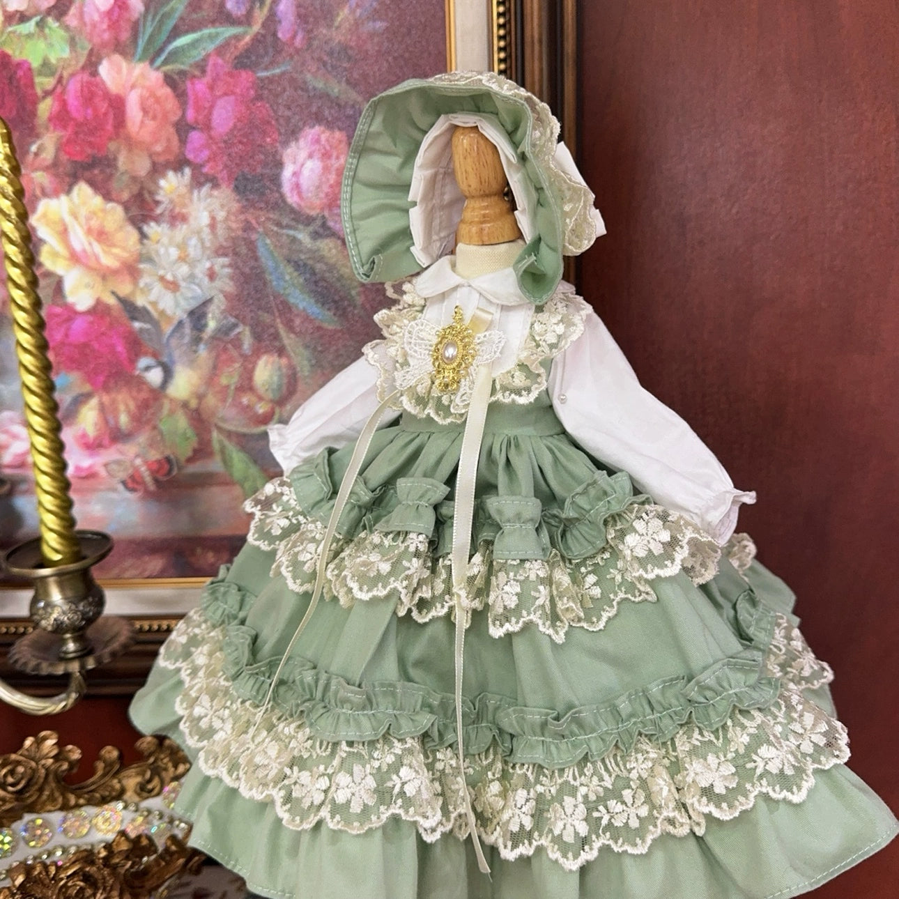 Six Point Lolita Green Dress