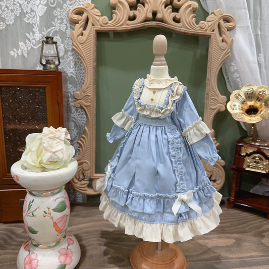 Lolita sky blue dress six-point