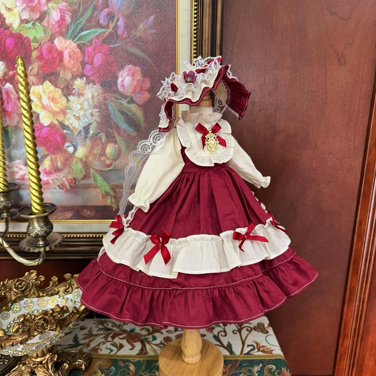 Six-point Lolita Red Dress