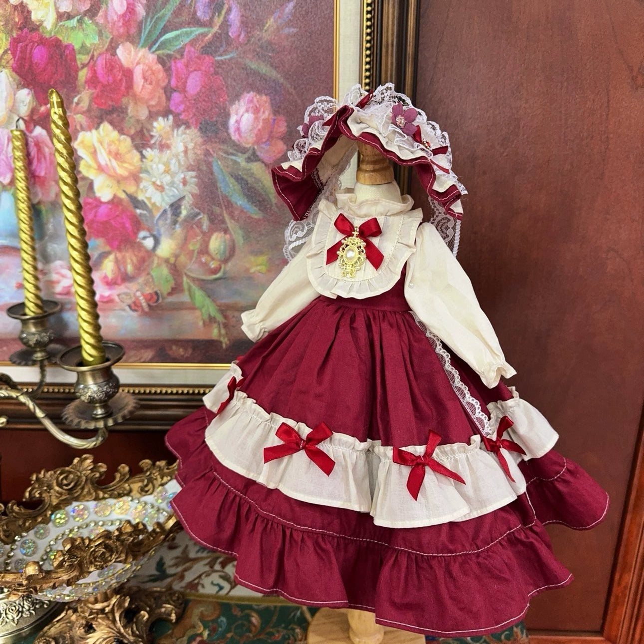 Six-point Lolita Red Dress