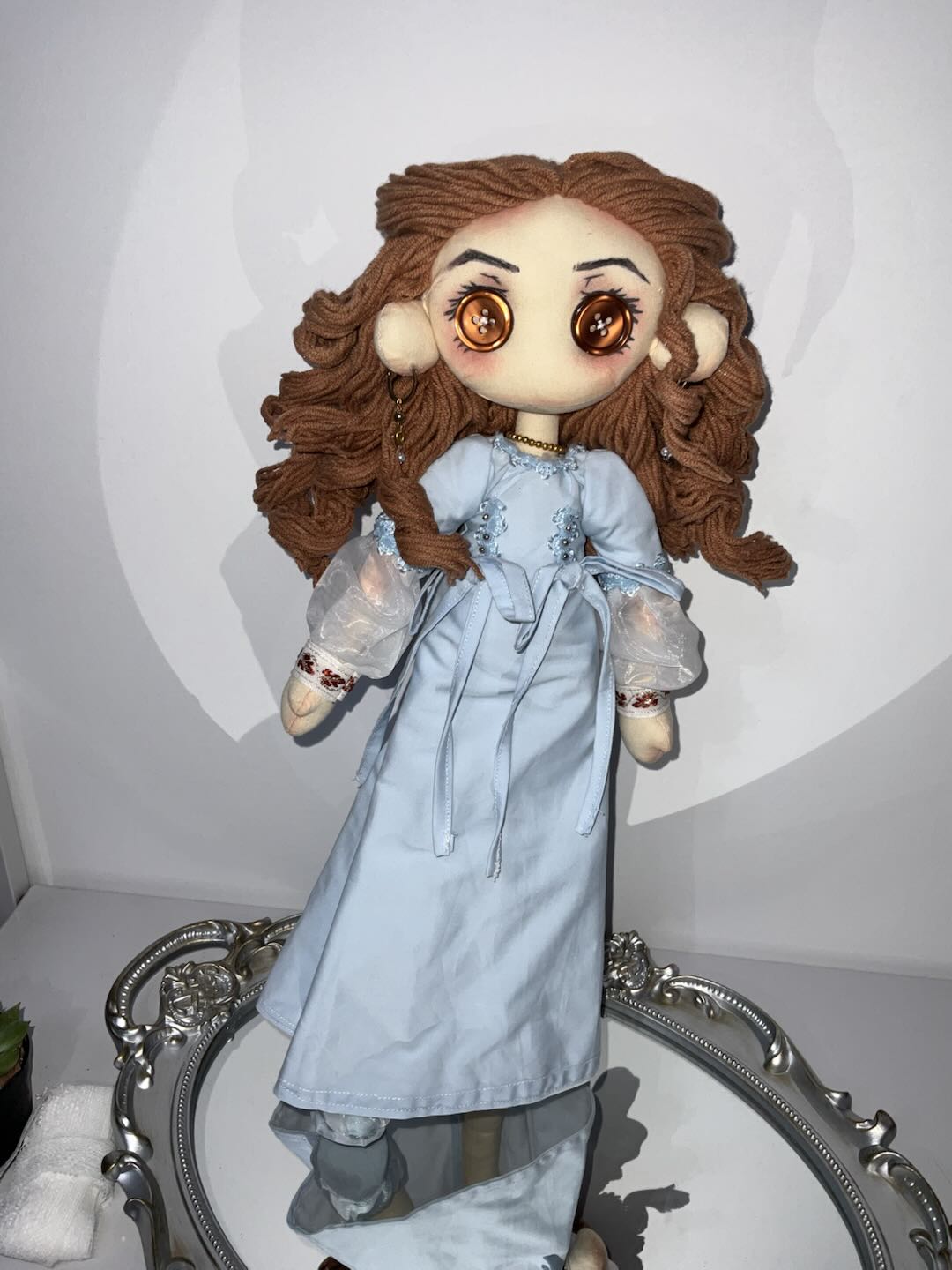 Custom Doll--Auburn Hair