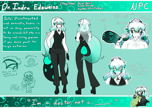 Custom OC Doll--Dr. Indra Edeweiss