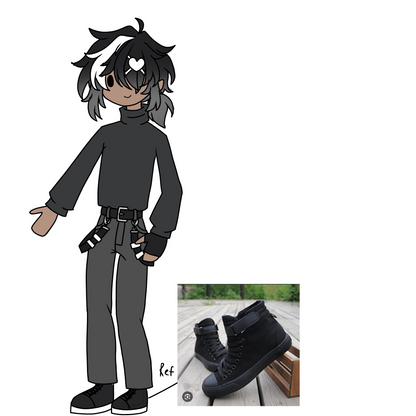 Custom Doll - Riko Azeri with Black Hair, Brown Skin, and Stylish Outfit