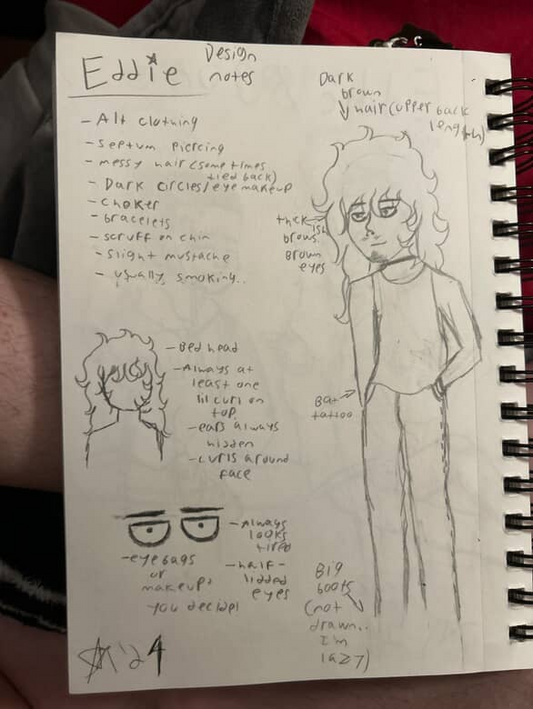 Custom Doll Eddie (Alt Vibes with Messy Hair, Piercing and Tattoos)
