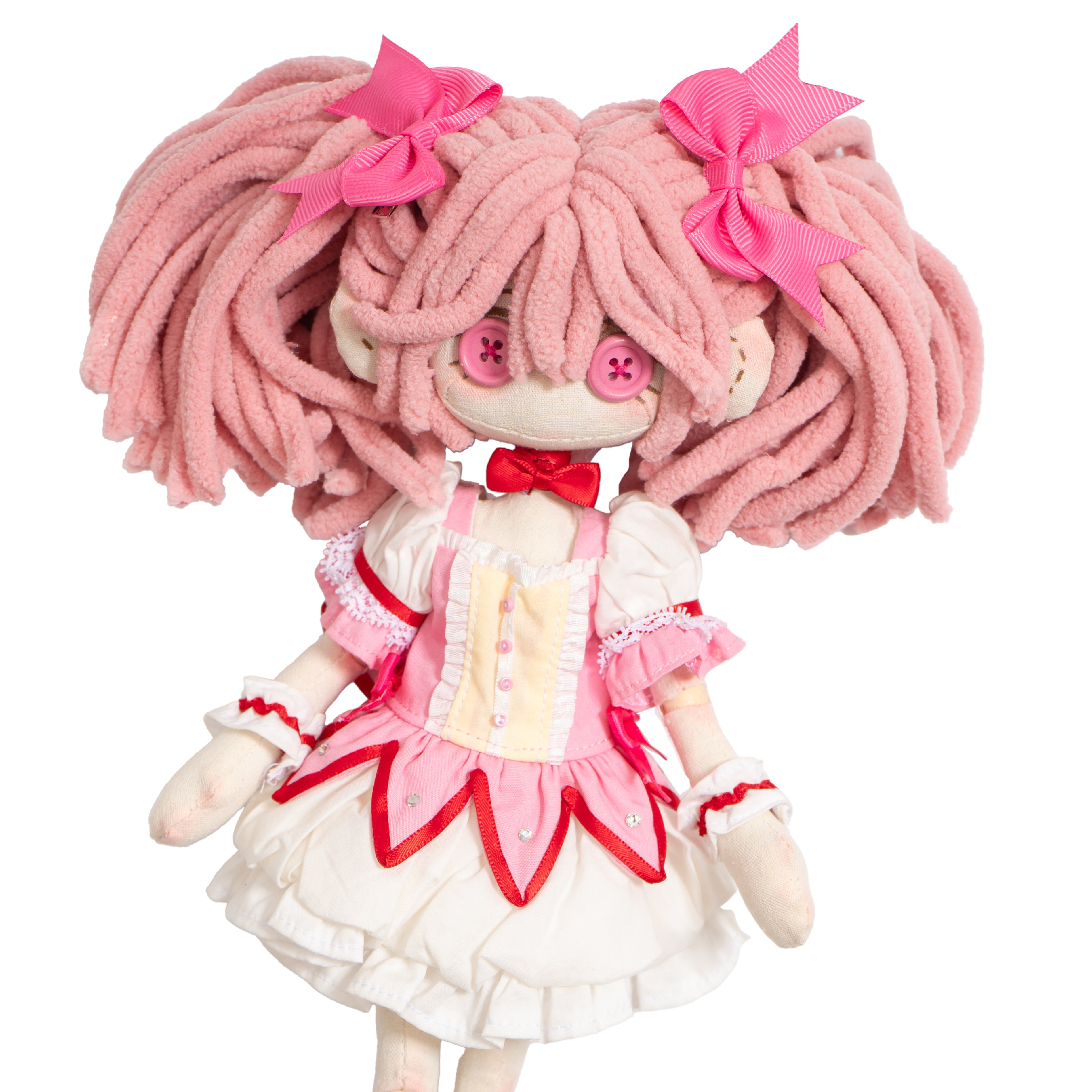 Madoka　ハンドメイド Madoka Kaname – Button Eyes Dolls