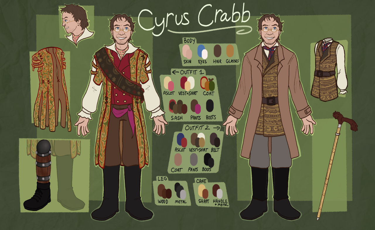 custom doll--Cyrus Crabb