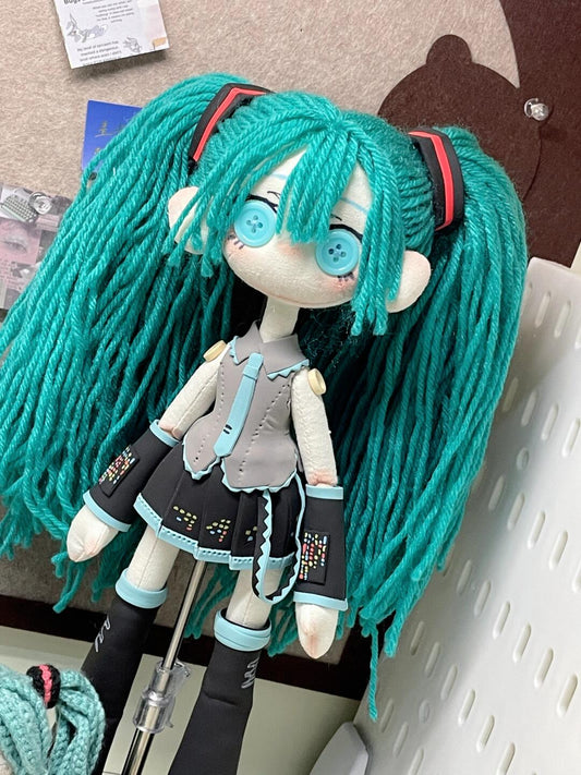 Hatsune Miku Handmade Art Doll💚