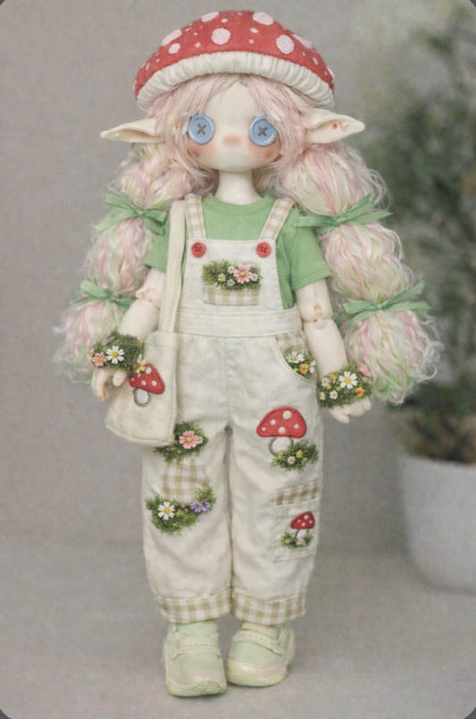 Custom Doll--little mushroom forager 🍄✨