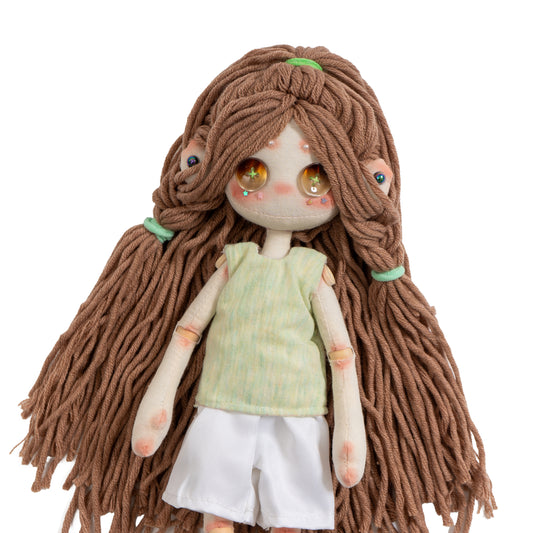 Brown High Ponytail Baby