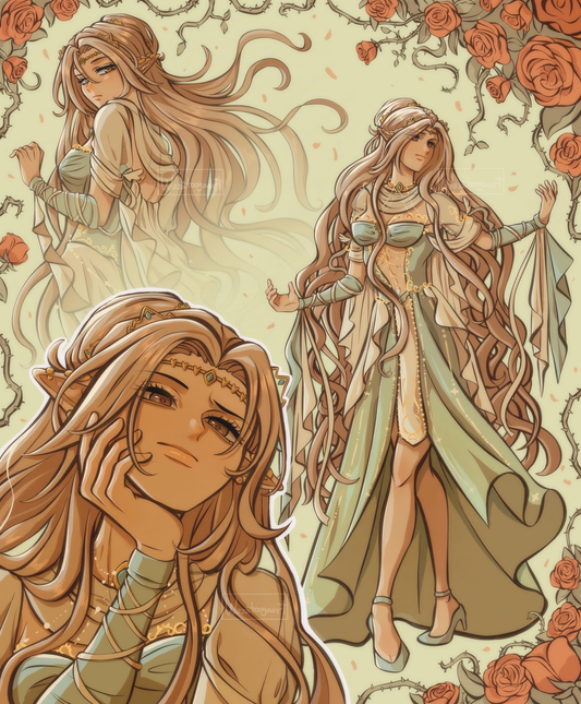 Custom Handmade Doll – Inspired by Elegant Fantasy Character Design