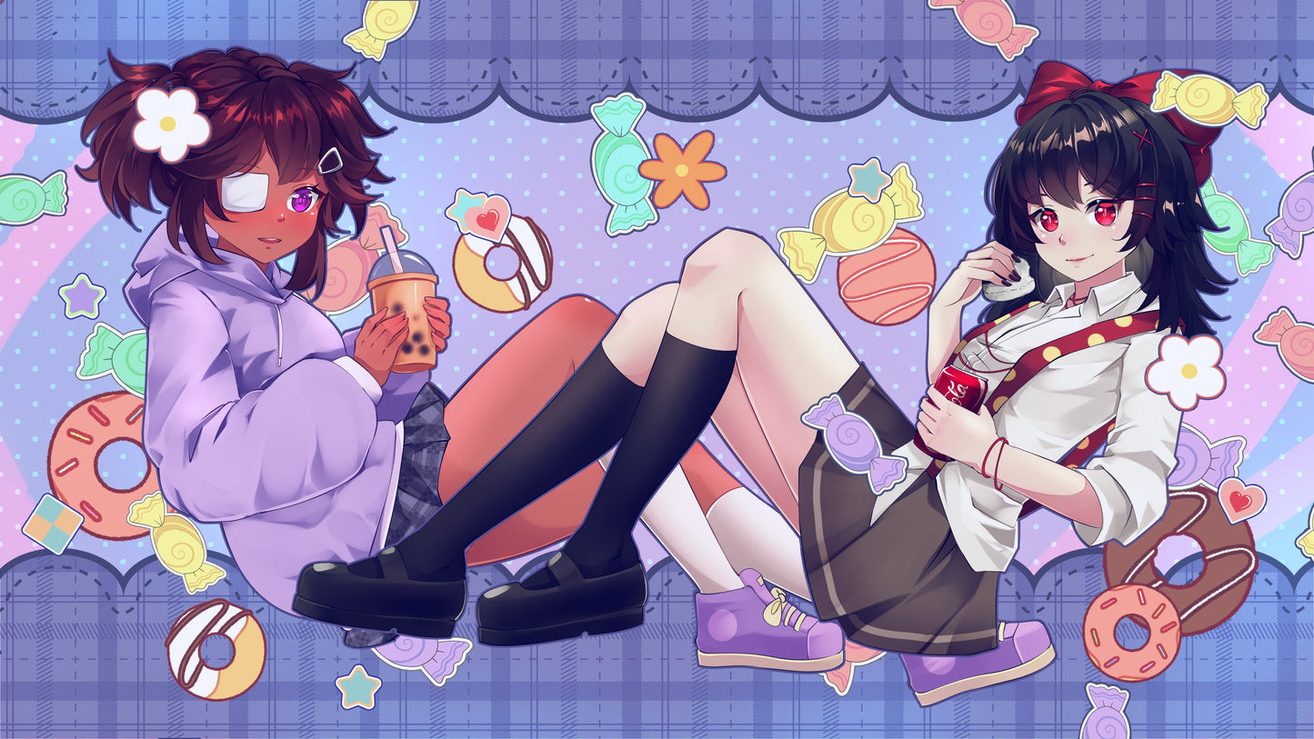 Custom Doll--Two Cute Girls