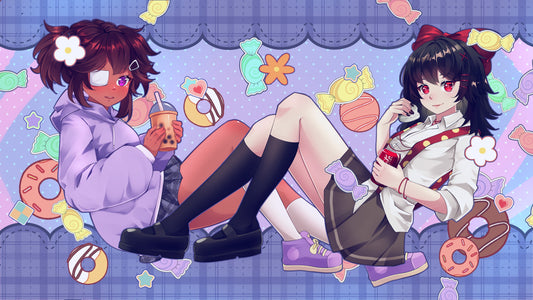 Custom Doll--Two Cute Girls