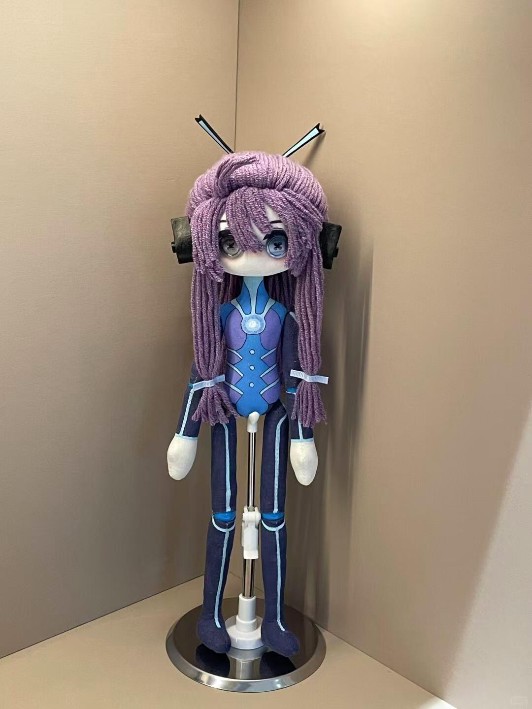 Custom Handmade Robot-Inspired Kamui Gakupo Art Doll