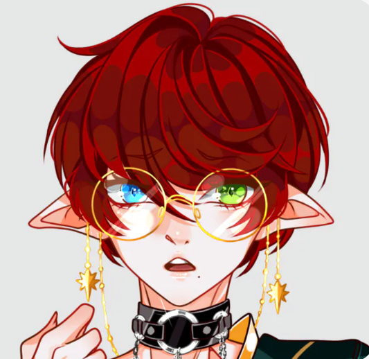 Custom Elf Doll--Aimilios Duinadaer with Heterochromia & Droopy Ears