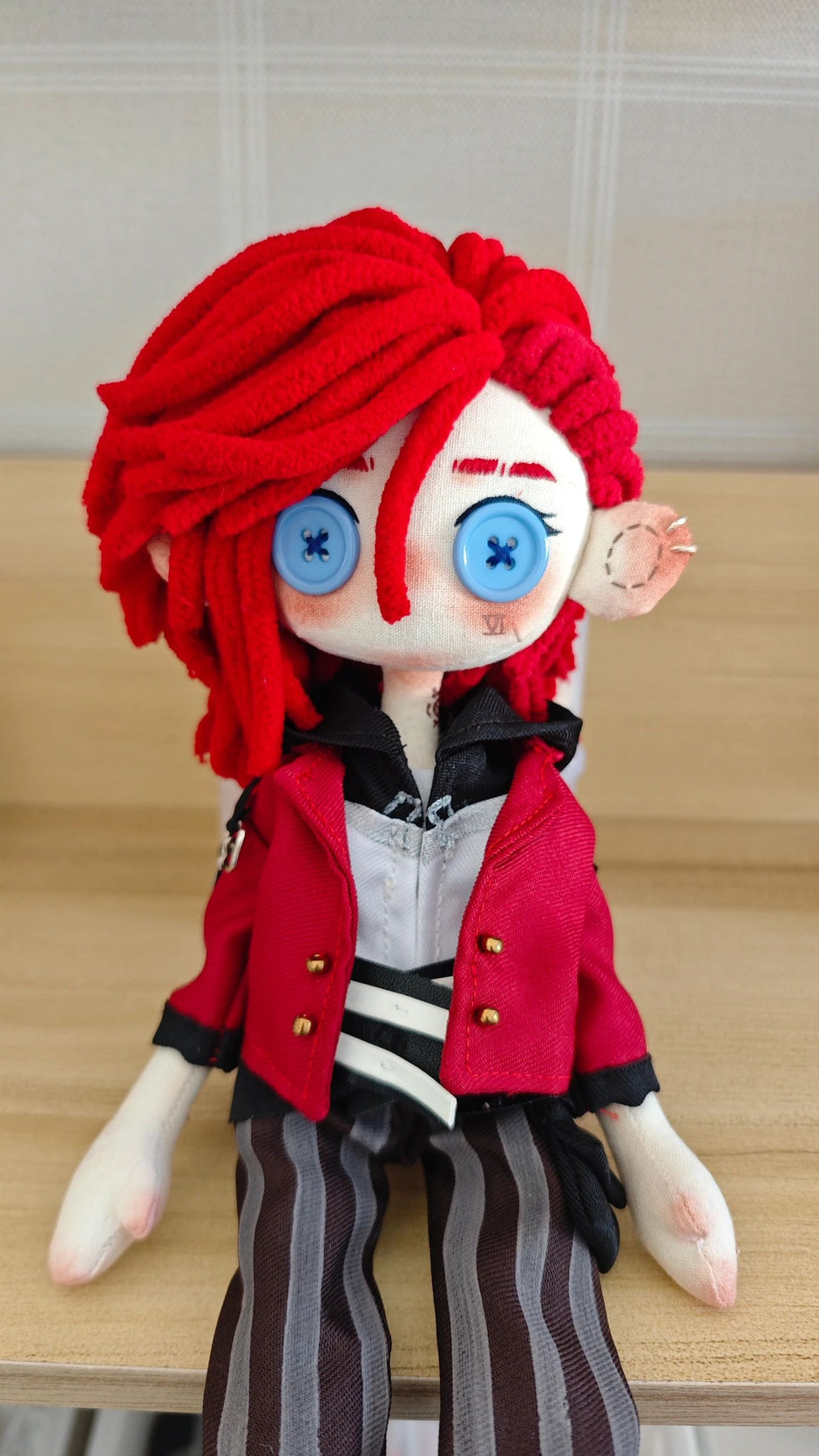 Button Eye Box Handmade Button Eyes Dolls – Unique & Adorable Companions🧸