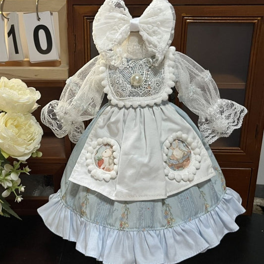 Doll Clothes Kawaii Bow Dress for 12 inches Doll