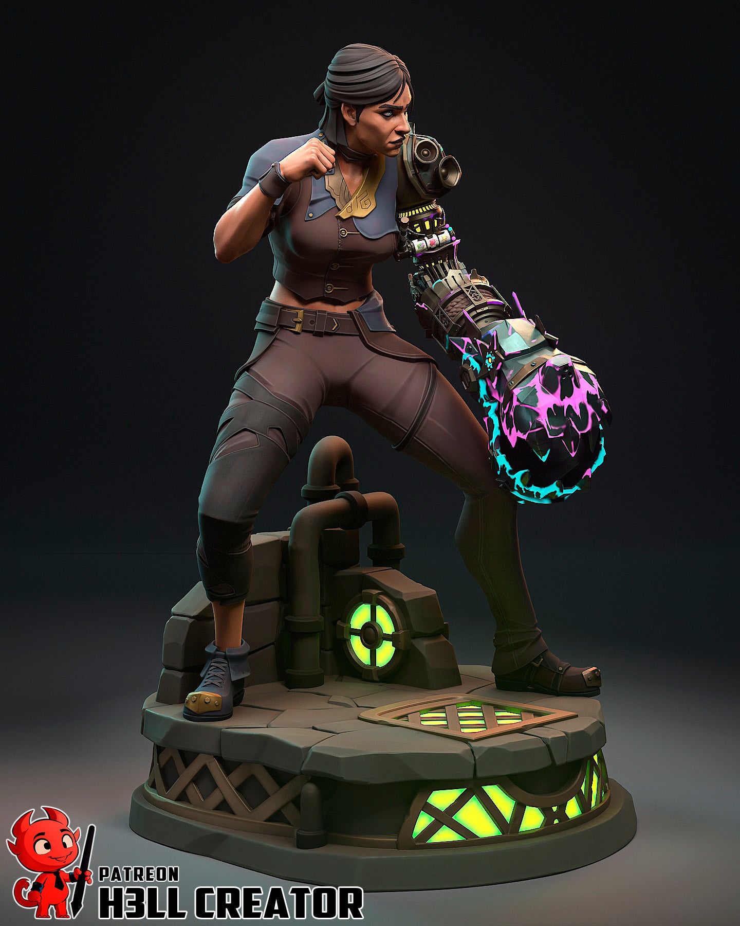 Custom Doll--Sevika from Arcane