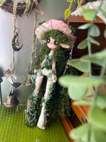Forest Green Doll   8‘’