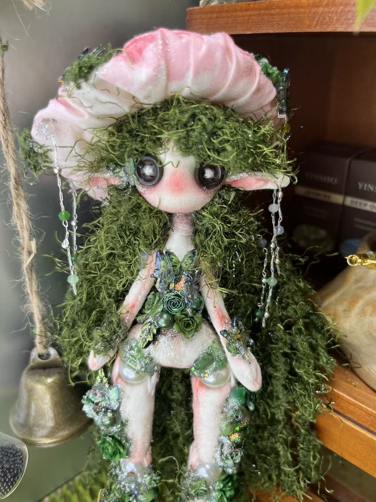 Forest Green Doll   8‘’