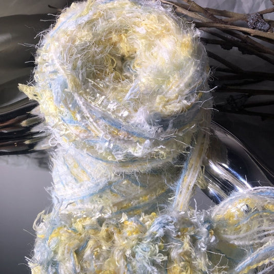 Starlit Poetry DIY Hand-Blended Long-Pile Yarn; Mohair; For Knitting & Weaving