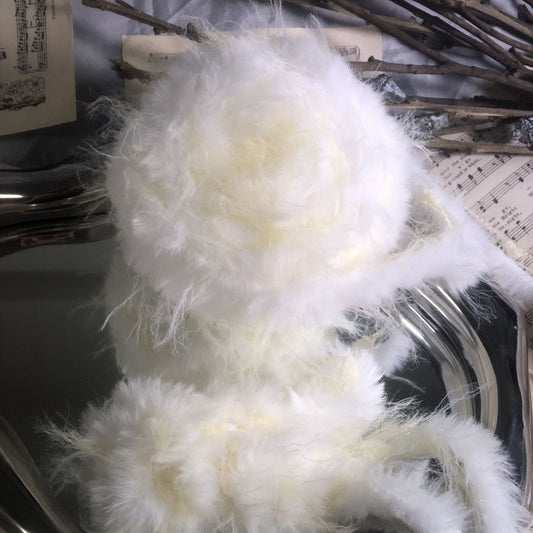 Cloudspun Dreams DIY Hand-Blended Long-Pile Yarn; Mohair; For Knitting & Weaving