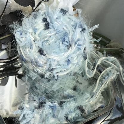 Hokkaido DIY Hand-Blended Long-Pile Yarn; Mohair; For Knitting & Weaving
