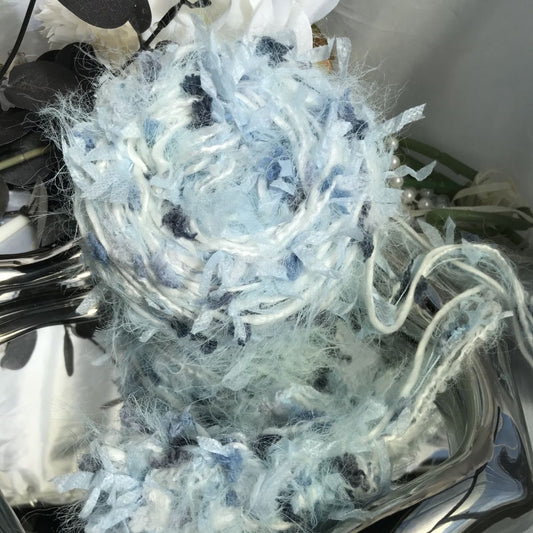 Hokkaido DIY Hand-Blended Long-Pile Yarn; Mohair; For Knitting & Weaving