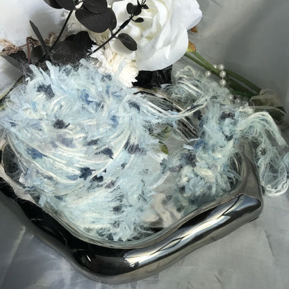 Hokkaido DIY Hand-Blended Long-Pile Yarn; Mohair; For Knitting & Weaving
