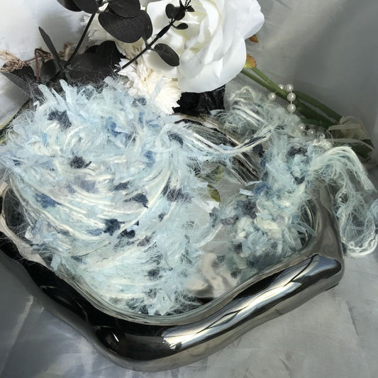 Hokkaido DIY Hand-Blended Long-Pile Yarn; Mohair; For Knitting & Weaving