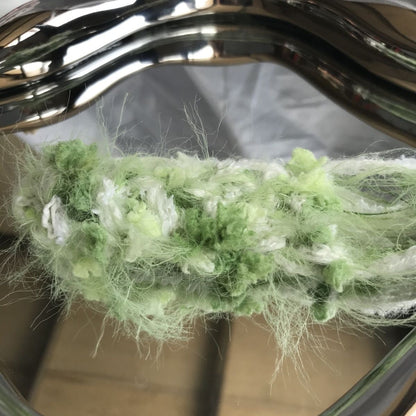 Verdant Whispers DIY Hand-Blended Long-Pile Yarn; Mohair; For Knitting & Weaving