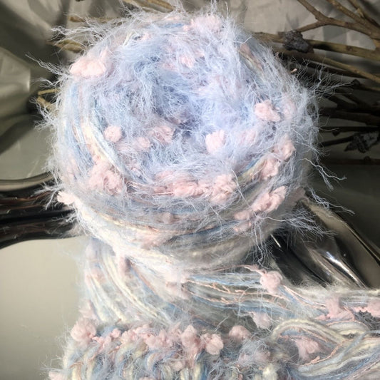Harvesting Starlight DIY Hand-Blended Long-Pile Yarn; Mohair; For Knitting & Weaving