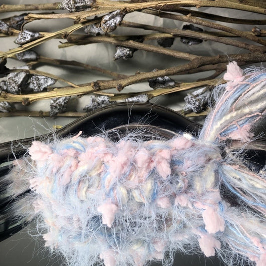 Harvesting Starlight DIY Hand-Blended Long-Pile Yarn; Mohair; For Knitting & Weaving